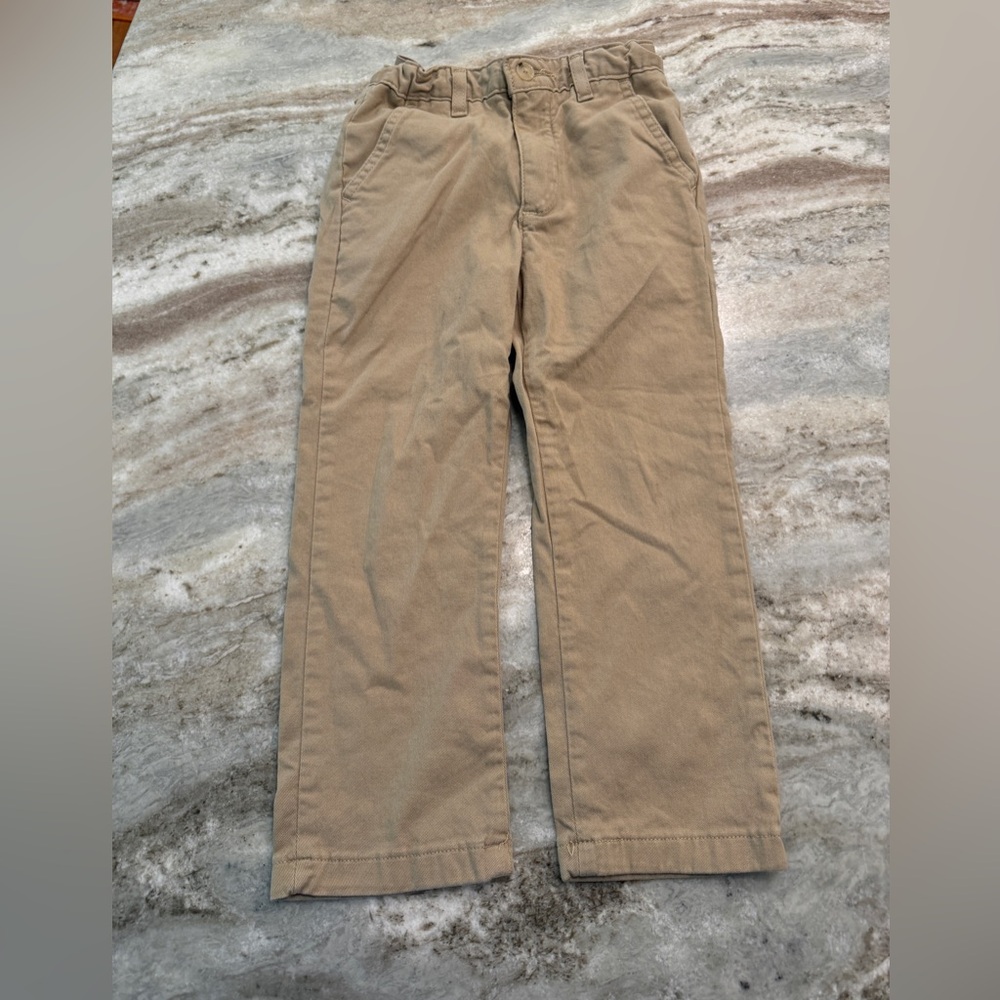 Crown and Ivy boys khaki pants adjustable size 5